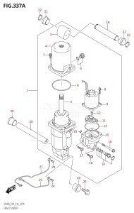 08002F-610001 (2016) 80hp E03-USA (DF80A) DF80A drawing TRIM CYLINDER