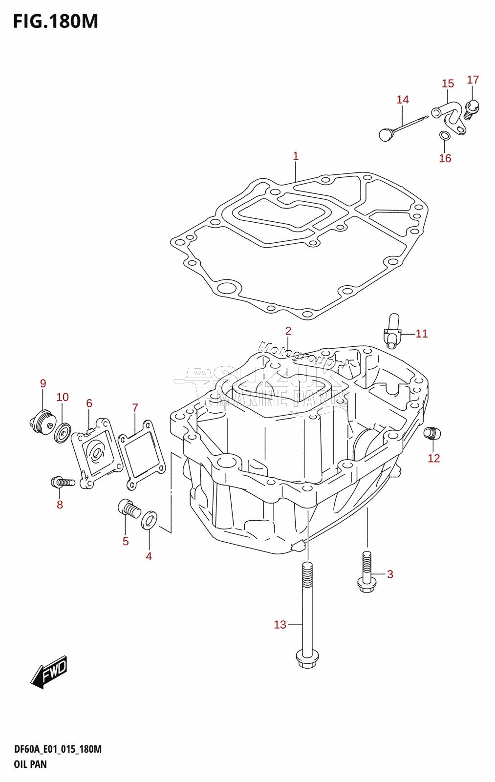 OIL PAN (DF60ATH:E40)