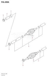 DF250Z From 25001Z-421001 (E01)  2004 drawing FUEL HOSE