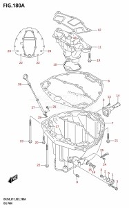 DF200Z From 20002Z-040001 (E01 E40)  2020 drawing OIL PAN