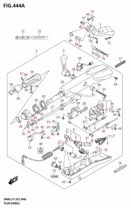 DF40A From 04003F-040001 (E01 E11)  2020 drawing TILLER HANDLE (DF40AQH,DF60AQH)