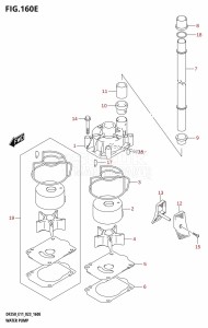 DF225Z From 22503Z-040001 (E01 E03 E40)  2020 drawing WATER PUMP (E40)