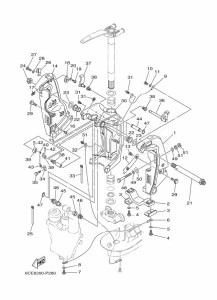 FL300BETX drawing FRONT-FAIRING-BRACKET