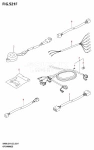 DF40A From 04003F-140001 (E01 E11)  2021 drawing OPT:HARNESS ((DF40AQH,DF40ATH,DF50ATH,DF60AQH,DF60ATH,DF50AVTH,DF60AVTH):023)