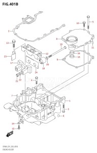 06002F-040001 (2020) 60hp E01 E40-Gen. Export 1 - Costa Rica (DF60A  DF60AQH  DF60ATH) DF60A drawing ENGINE HOLDER (DF40AQH,DF40ATH,DF50ATH,DF60AQH,DF60ATH)