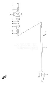 Outboard DF 9.9B drawing Transmission