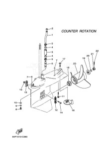 FL150FETX drawing PROPELLER-HOUSING-AND-TRANSMISSION-4