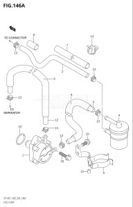 14001F-510001 (2005) 140hp E03-USA (DF140TK5) DF140 drawing FUEL PUMP (K2,K3,K4,K5,K6)