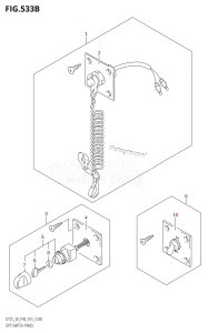 DT25 From 02503K-510001 (P36-)  2015 drawing OPT:SWITCH PANEL (DT30R:P40)