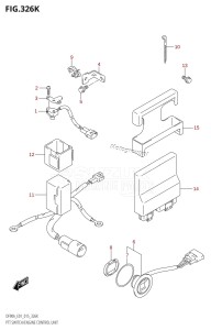 DF80A From 08002F-510001 (E01 E40)  2015 drawing PTT SWITCH /​ ENGINE CONTROL UNIT (DF90ATH:E40)