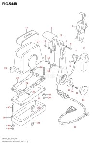 DF115A From 11503F-410001 (E01 E40)  2014 drawing OPT:REMOTE CONTROL ASSY SINGLE (1) (DF140AT:E40)