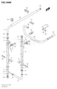 DF250Z From 25003Z-710001 (E40)  2017 drawing FUEL INJECTOR (DF250Z:E40)