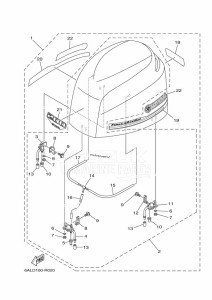 F225BETX drawing FAIRING-UPPER