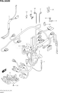 03003F-510001 (2005) 30hp P03-U.S.A (DF30AT  DF30ATH  DT30K10  DT30RK10) DF30A drawing HARNESS (DF25ATH:P03)