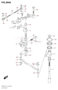 DF150AP From 15003P-040001 (E01 E03 E40)  2020 drawing CLUTCH SHAFT