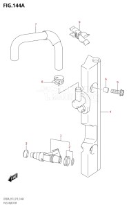 06002F-910001 (2019) 60hp E01-Gen. Export 1 (DF60AQH  DF60AT  DF60ATH) DF60A drawing FUEL INJECTOR (E01,E34)