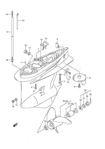 DF 175 drawing Gear Case