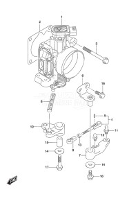 Outboard DF 140A drawing Throttle Body