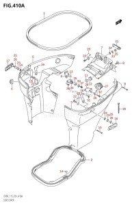 DF115T From 11501F-680001 (E01 E40)  2006 drawing SIDE COVER