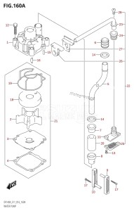 DF115A From 11503F-610001 (E01 E03 E11 E40)  2016 drawing WATER PUMP (DF100AT:E11)