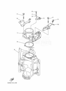 FL300BETU drawing THROTTLE-BODY