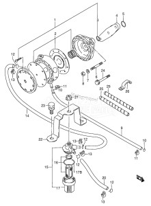 DT85TC From 8501-581001 ()  1996 drawing FUEL PUMP