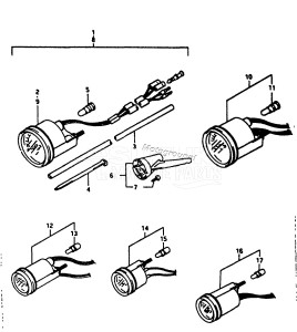 DT40 From 04003-714001 ()  1987 drawing OPTIONAL:METER