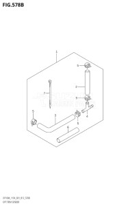 14003Z-410001 (2014) 140hp E01-Gen. Export 1 (DF140AZ) DF140AZ drawing OPT:TRIM SENDER (DF100AT:E40)