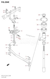 DF175T From 17502F-210001 (E01 E40)  2012 drawing CLUTCH SHAFT (DF175T:E01)