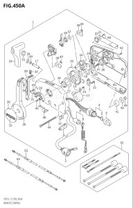 01503F-110001 (2011) 15hp P03-U.S.A (DF15) DF15 drawing REMOTE CONTROL (DF9.9R:K4)