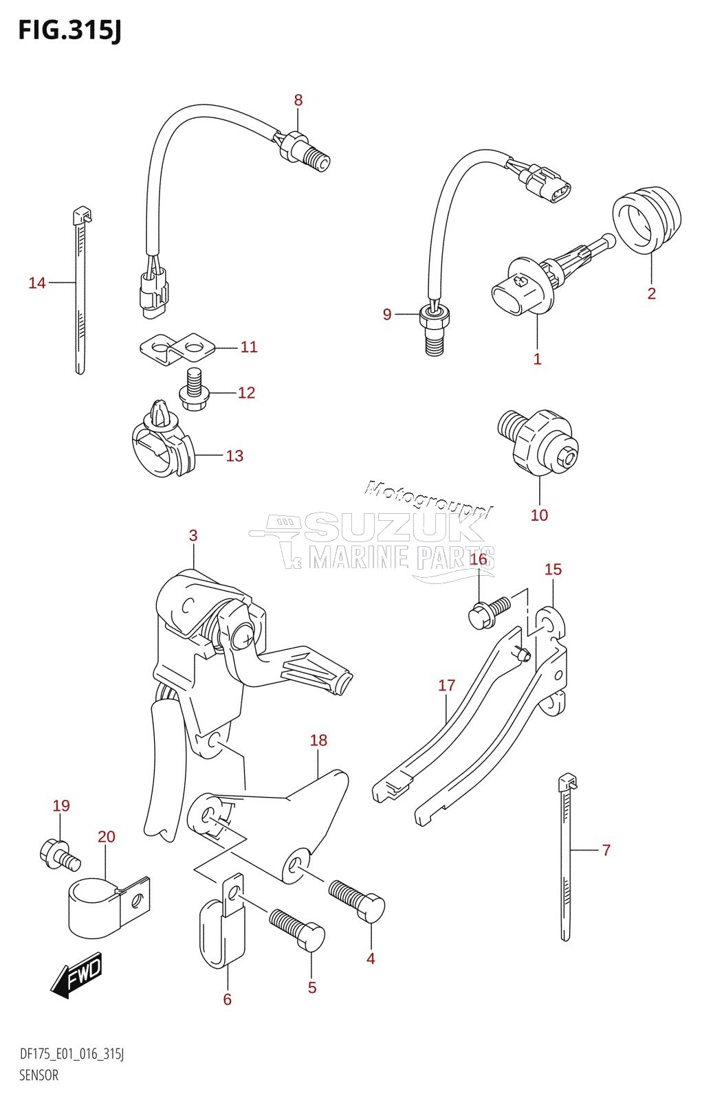 SENSOR (DF175T:E01)