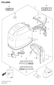 DF150 From 15002F-910001 (E40)  2019 drawing ENGINE COVER