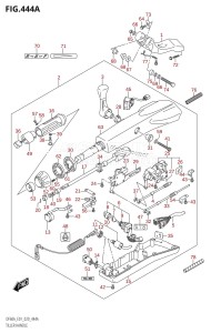 DF40A From 04003F-040001 (E01)  2020 drawing TILLER HANDLE (DF40AQH,DF60AQH)