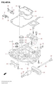 DF80A From 08002F-110001 (E03)  2011 drawing ENGINE HOLDER