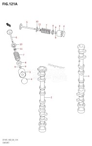 DF140 From 14001F-251001 (E03)  2002 drawing CAMSHAFT