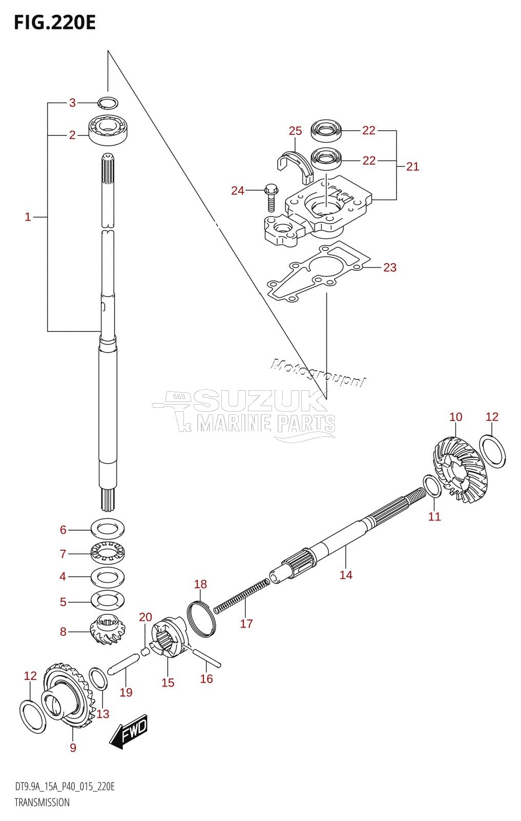 TRANSMISSION (DT15A:P40)