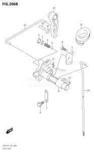 DF9.9A From 00994F-340001 (P01)  2023 drawing CLUTCH ROD (DF8AR,DF9.9AR)