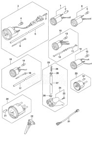 Outboard DF 90A drawing Meter