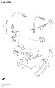 DF175ZG From 17502Z-410001 (E01 E40)  2014 drawing SENSOR (DF175TG:E40)