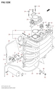 DF175ZG From 17502Z-410001 (E03)  2014 drawing INTAKE MANIFOLD /​ THROTTLE BODY (DF175T:E03)