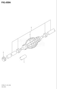 20003F-240001 (2022) 200hp E11 E40-Gen. Export 1-and 2 (DF200AT) DF200A drawing FUEL HOSE