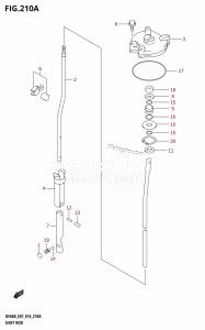 DF50A From 05003F-410001 (E01)  2014 drawing SHIFT ROD (DF50AVT:E01)