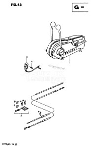 DT85 From 8501-614766 ()  1986 drawing OPT: REMOTE CONTROL