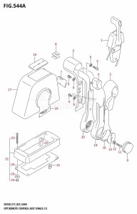 DF200Z From 20002Z-240001 (E01 E40)  2022 drawing OPT:REMOTE CONTROL ASSY SINGLE (1)