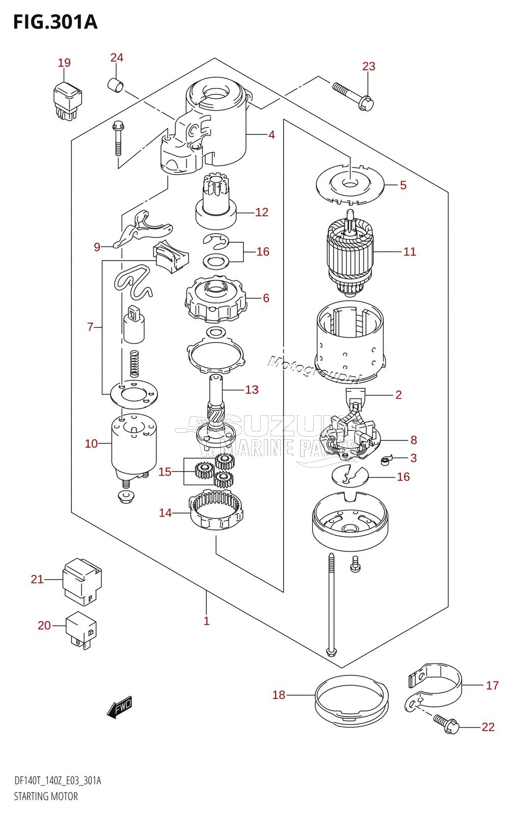 STARTING MOTOR