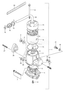 DT85T From 8501-651001 ()  1996 drawing POWER UNIT (MODEL:88,89 /​ TC,WT)