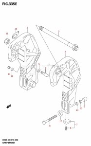 DF50A From 05003F-410001 (E01)  2014 drawing CLAMP BRACKET (DF50A:E01)