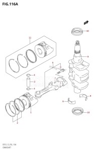 DF15 From 01502F-680001 (P03)  2006 drawing CRANKSHAFT