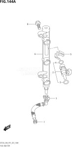 02504F-340001 (2023) 25hp P01-Gen. Export 1 (DF25A    DF25AT    DF25ATH    DT25K) DF25A drawing FUEL INJECTOR