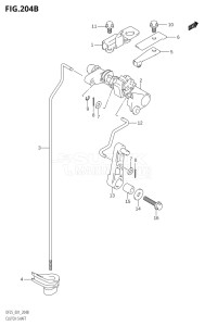 02001F-780001 (2007) 20hp E01-Gen. Export 1 (DF20RK7  DF20RK8) DF20 drawing CLUTCH SHAFT (DF20R,DF25R)